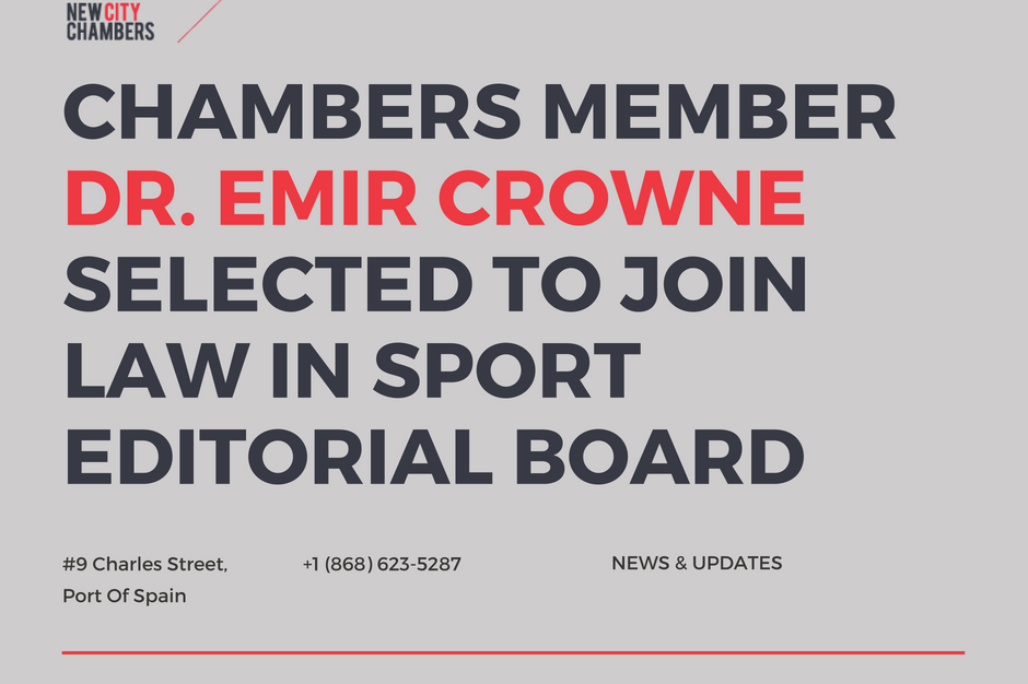 Emir Crowne LawInSport Editorial Board