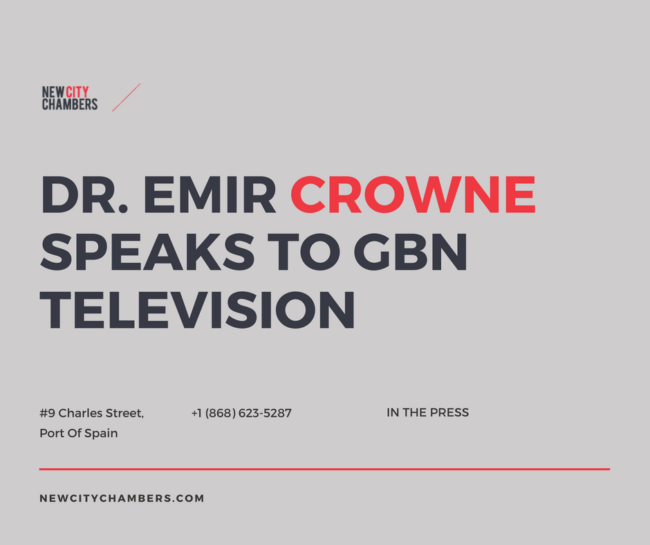 Dr Emir Crowne speaks to GBN Television