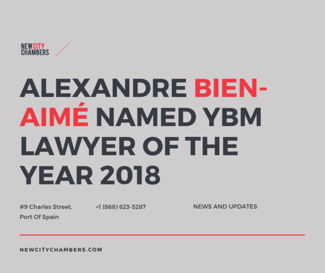 Alexandre Bien-Aimé named YBM Criminal Lawyer of the year post