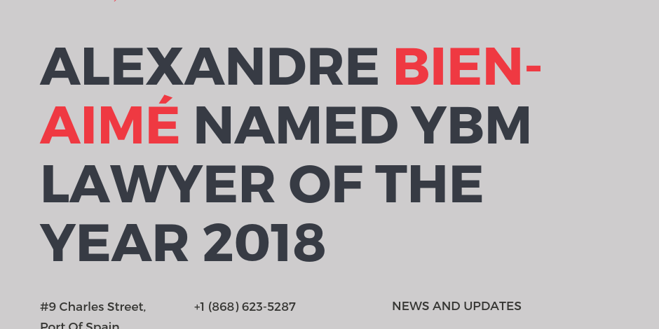 Alexandre Bien-Aimé named YBM Criminal Lawyer of the year post