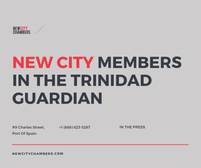 New City Chambers Members In The Trinidad Guardian