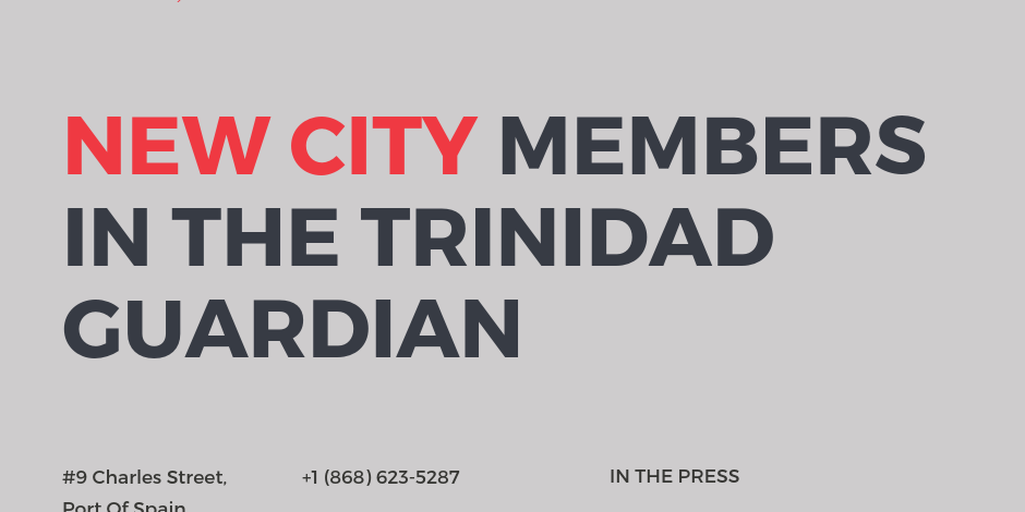 New City Chambers Members In The Trinidad Guardian