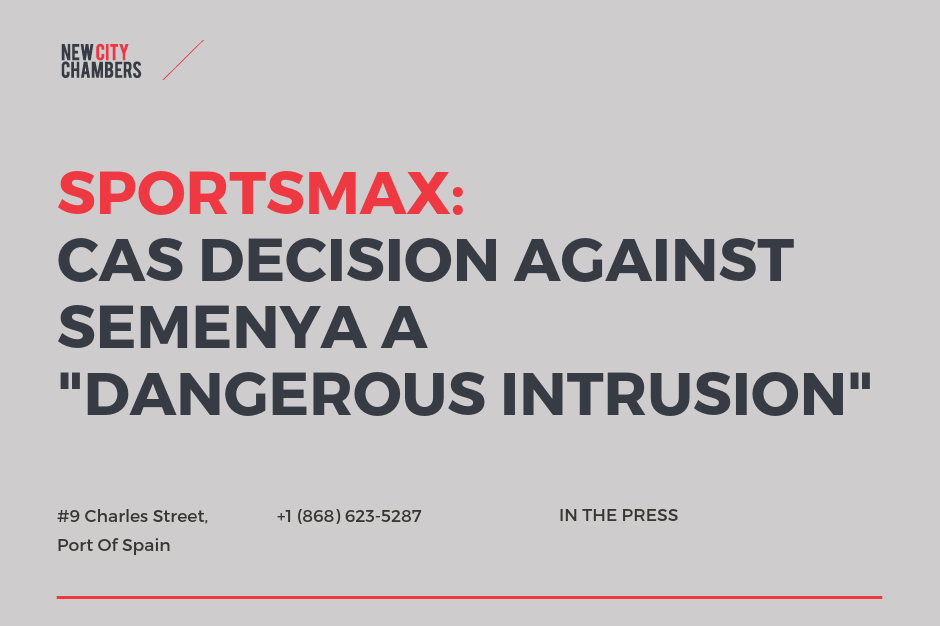 SPORTSMAX: CAS Decision Against Semenya A Dangerous Intrusion