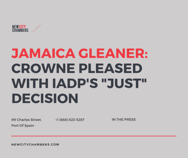 Dr Emir Crowne Pleased With IADP's "Just" Decision