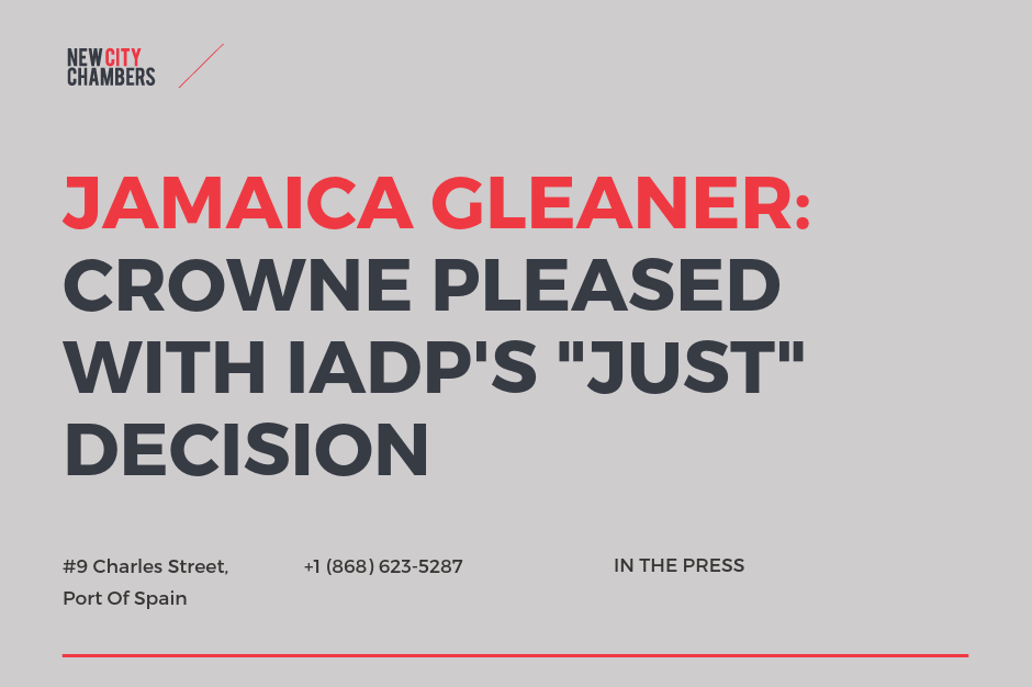 Dr Emir Crowne Pleased With IADP's "Just" Decision