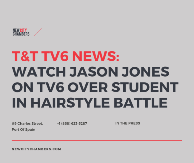 T&T TV6 News: Watch Jason Jones on TV6 Over Student In Hairstyle Battle
