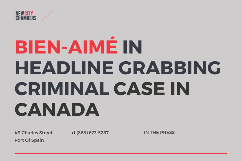 Criminal Attorney and New City Chambers member, Alexandre Bien-Aimé, is part of Canadian legal team for SNC-Lavalin criminal case