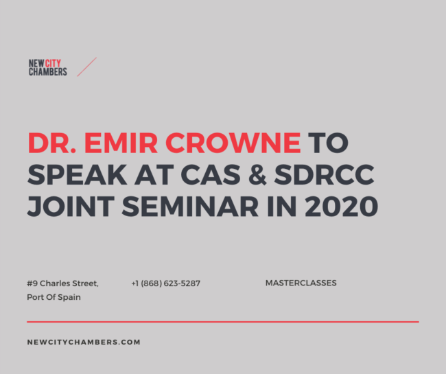 Dr. Crowne To Speak At CAS & SDRCC Joint Seminar in 2020