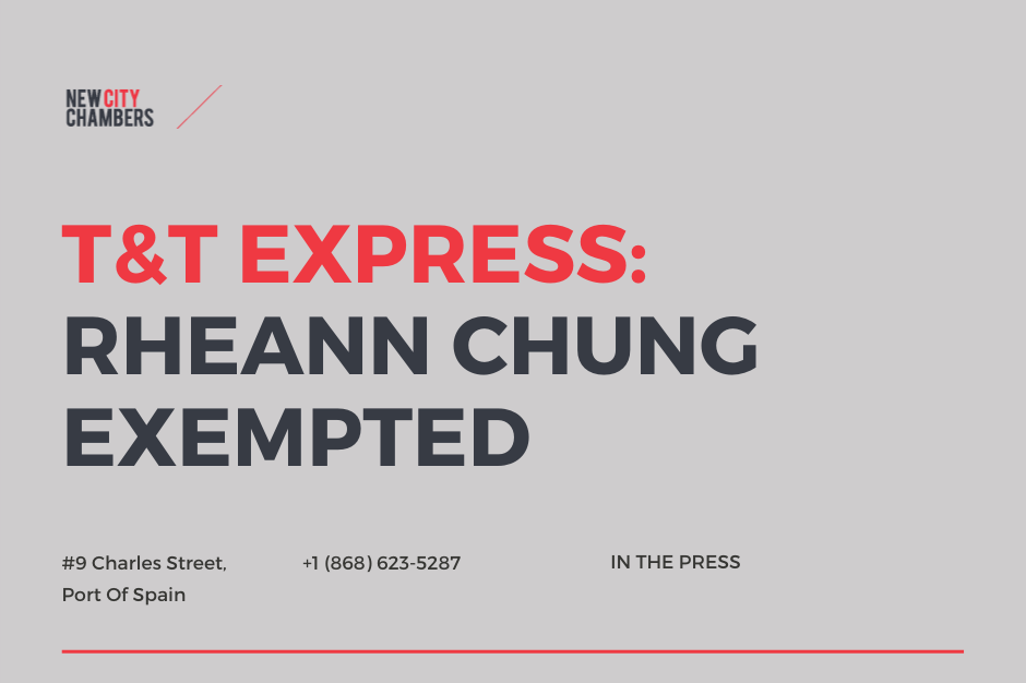 T&T EXPRESS: Rheann Chung Exempted