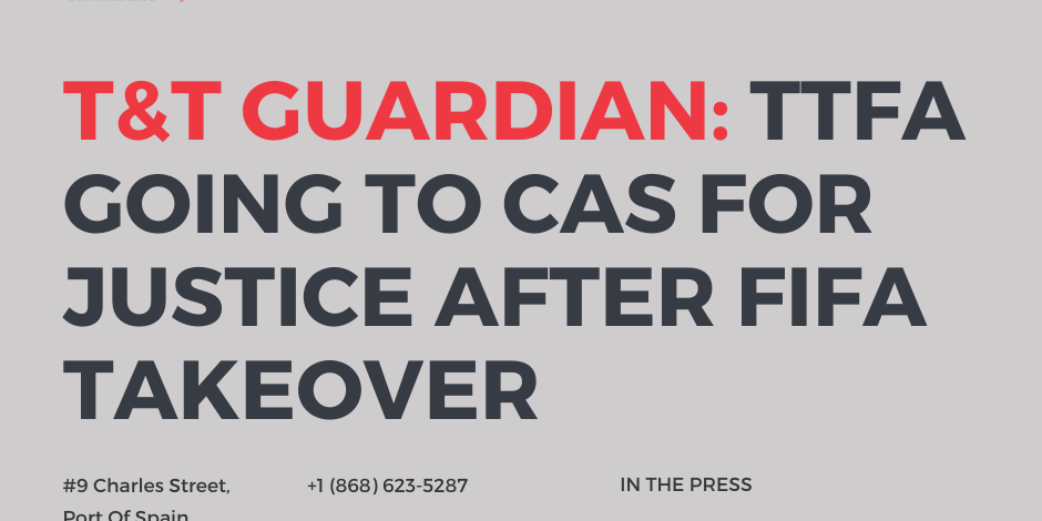 TTFA Going To CAS For Justice After FIFA Takeover