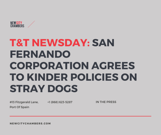 T&T Newsday: San Fernando corporation agrees to kinder policies on stray dogs